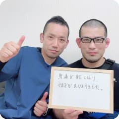 鍼施術後に笑顔を取り戻した患者さん 14