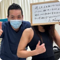 鍼施術後に笑顔を取り戻した患者さん 15
